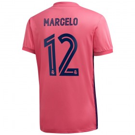 Fußballtrikots Real Madrid Marcelo 12 2020-2021 Kurzarm Auswärts-trikot kaufen